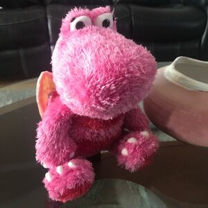 Hallmark BERNICE Pink Dragon Animated Singing Plush *Valentines Day*